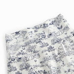 Baby pants for newborns with Moomin print.
