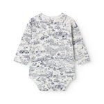 Moomin print bodystocking for newborns