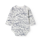 Moomin print bodystocking for newborns