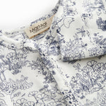 Langærmet bodystocking med Moomin print til nyfødte