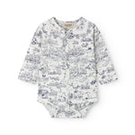 Moomin print bodystocking for newborns