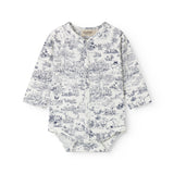 Moomin print bodystocking for newborns