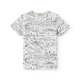 Short-sleeved t-shirt for children with a fine Moomin print.