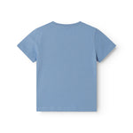 Short-sleeved t-shirt for children with an embroidered patch of The Groke from Moomin.