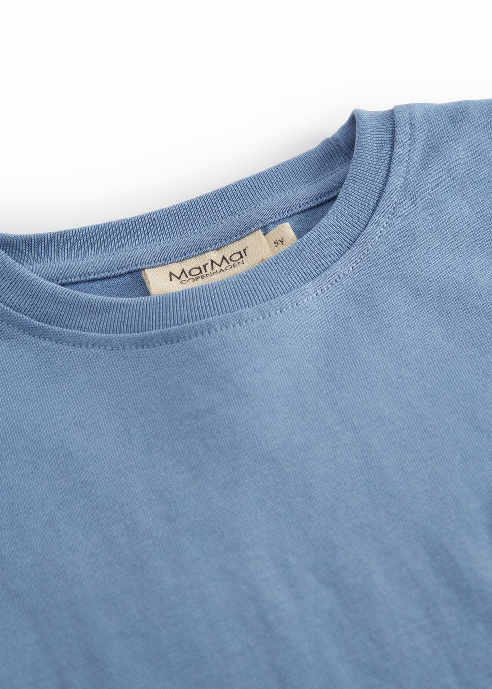 Kortærmet t-shirt til børn med broderet patch med The Groke fra Moomin