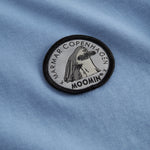 Short-sleeved t-shirt for children with an embroidered patch of The Groke from Moomin.