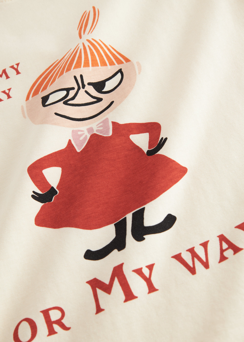 Kortærmet t-shirt til børn med print af lille My fra Moomin