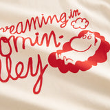 Short-sleeved t-shirt for adults with a print of dreamy Moomin.