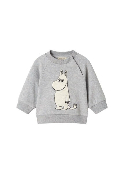 Baby Sweatshirt with Raglan Sleeves & Cute Moomin Print – MarMar