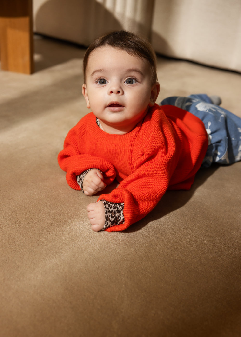 Torin B, Knit Blouse - Grapefruit