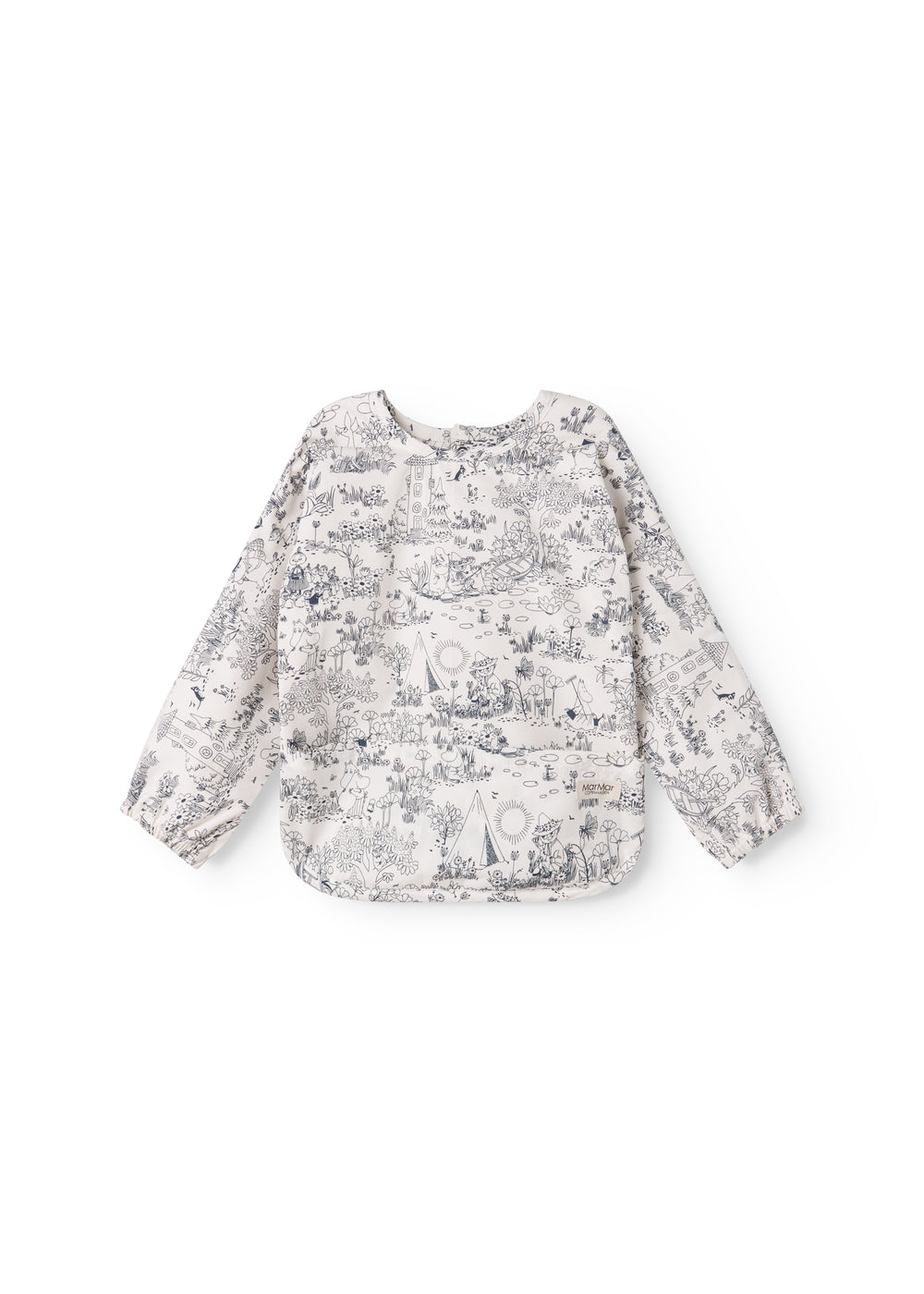 Langärmet spiseforklæde til børn med Moominvalley

Children's long-sleeved tablecloth with Moominvalley