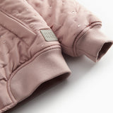 Red quilted jacket for children