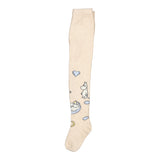 Tights Jacquard, Tights - Beige Mel. Moomin