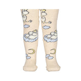 Tights Jacquard, Tights - Beige Mel. Moomin