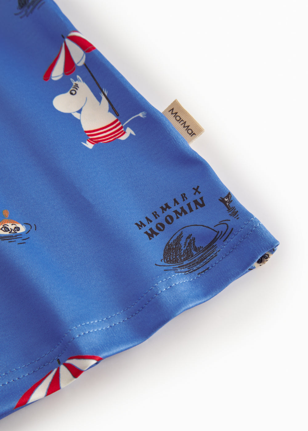 Blue children's t-shirt with Moomin print
