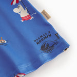 Blue children's t-shirt with Moomin print