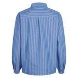 Tatum W, Shirt - Cornflower Stripe