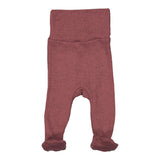 Pixa, Wool Pointelle Pants - Berry Blend