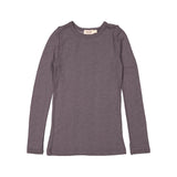 Tamra, Wool Pointelle T-shirt - Plum