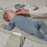 Belita, Wool Rib Bodystocking - Monsoon Blue