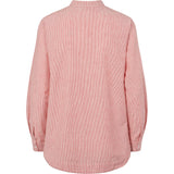 Tagan W, Shirt - Red Hairline Stripe