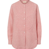 Tagan W, Shirt - Red Hairline Stripe