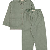 Pajama Set, Sleepwear - Green Check