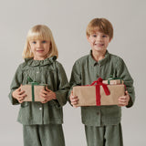 Pajama Set, Sleepwear - Green Check