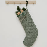 Christmas Stocking - Green Check