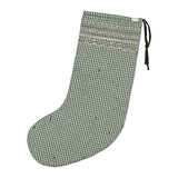 Christmas Stocking - Green Check