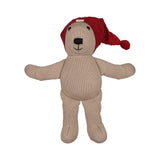 Elf Teddy, Santa Hat - Hibiscus Red