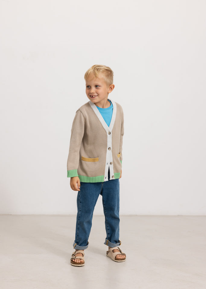 Tarono, Knit cardigan - Multi Block