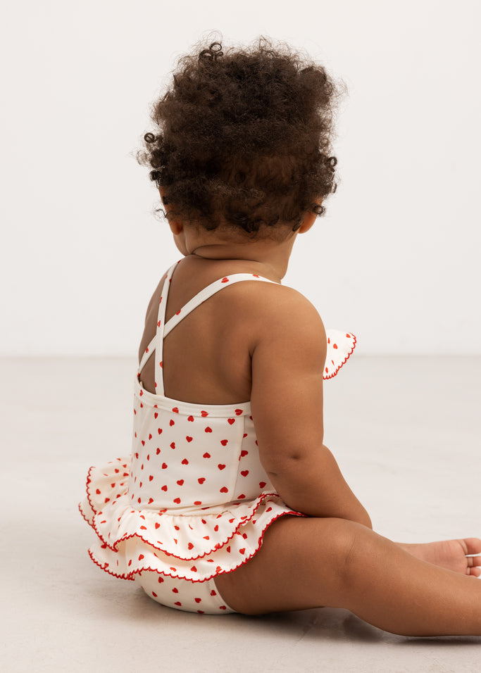 Swinnie Bathing Suit, Swimsuit - Happy Hearts