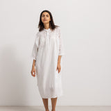 Dalima W, Dress - Gentle White