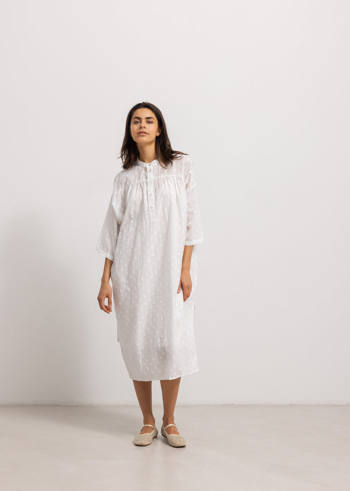 Dalima W, Dress - Gentle White
