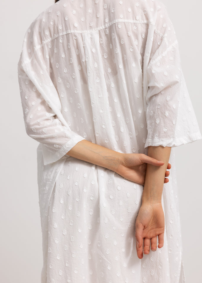 Dalima W, Dress - Gentle White