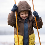 Omas Jacket, Winter Jacket - Deep Choco Block