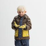 Omas Jacket, Winter Jacket - Deep Choco Block