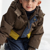 Omas Jacket, Winter Jacket - Deep Choco Block