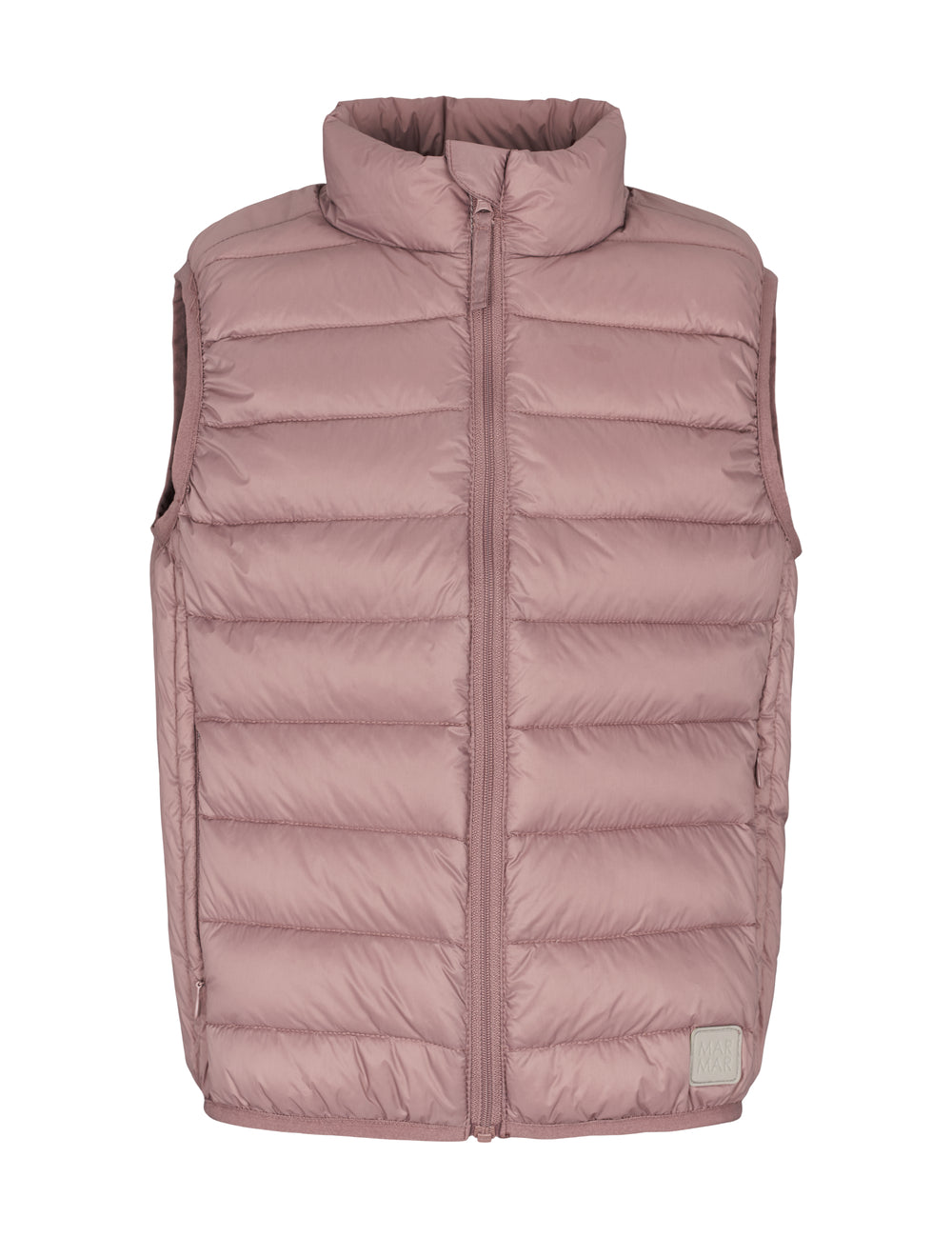 Pink/Lavender vest for children with zipper.