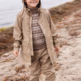 October Jacket, Rain jacket - Sepia Brown