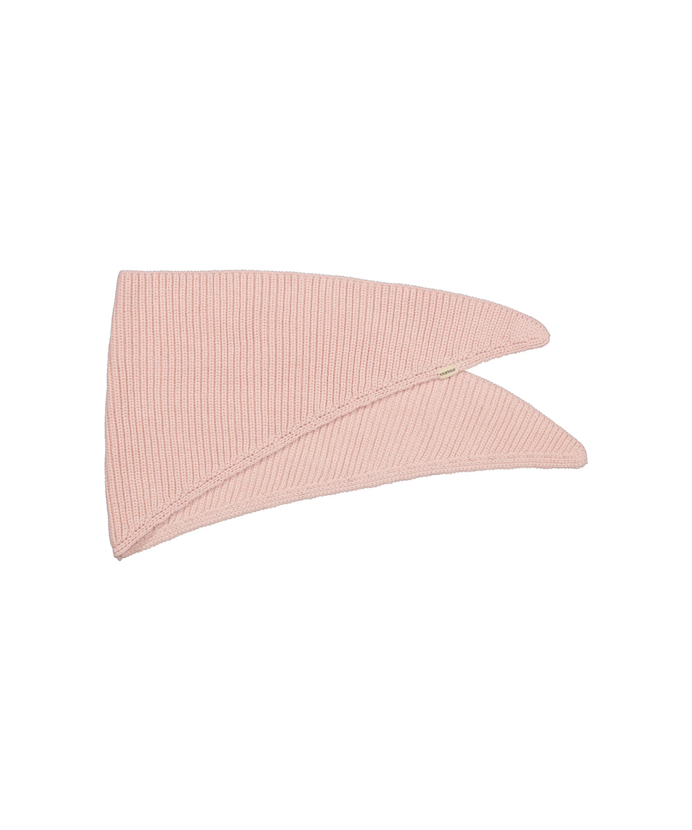 lyserødt, trekantet halstørklæde