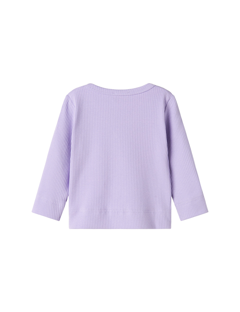 Lilla ribstrikket cardigan til børn 