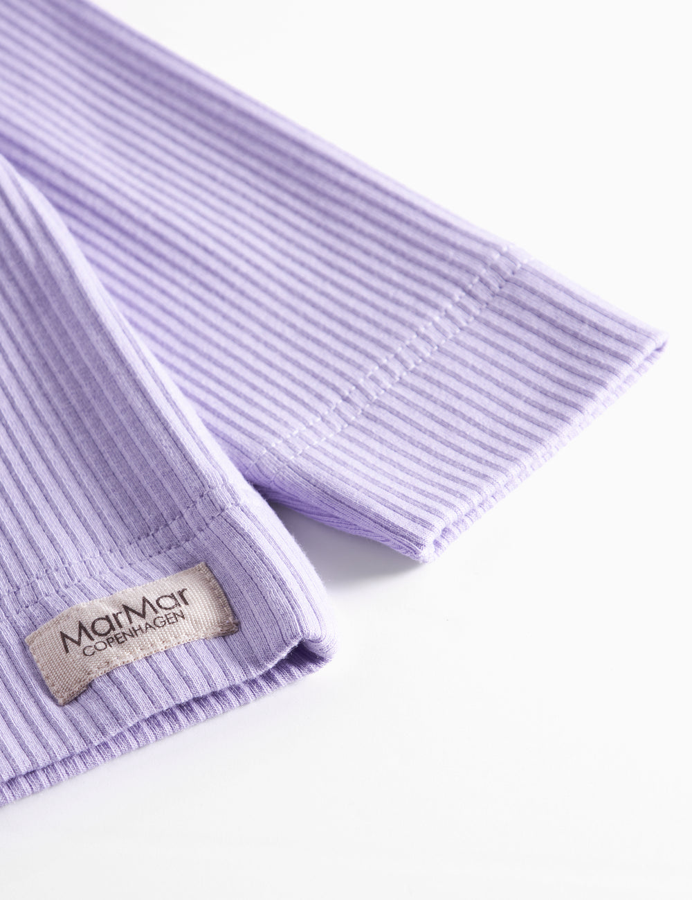 Lilla ribstrikket cardigan til børn 