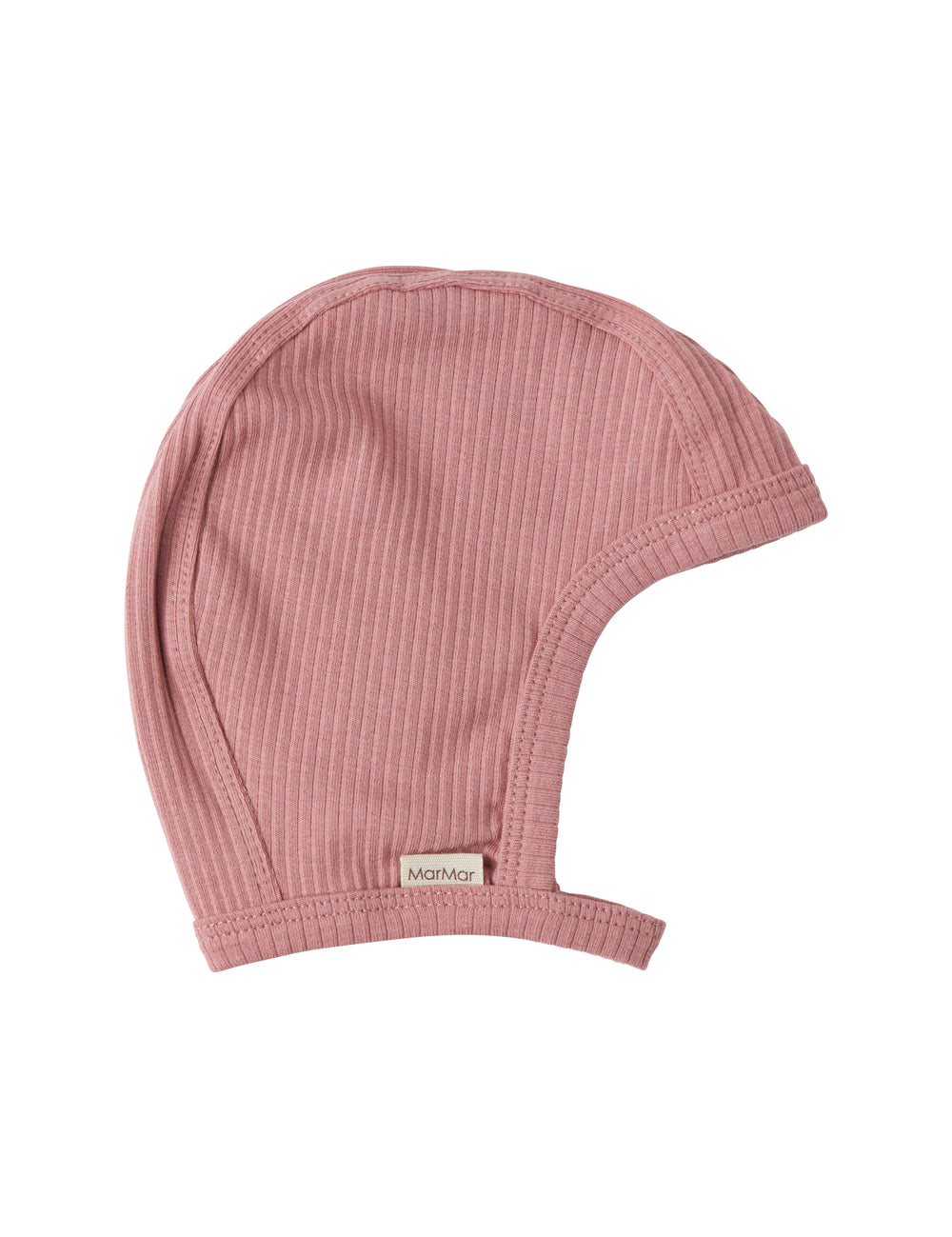 Rødt ribbet hodebånd til baby