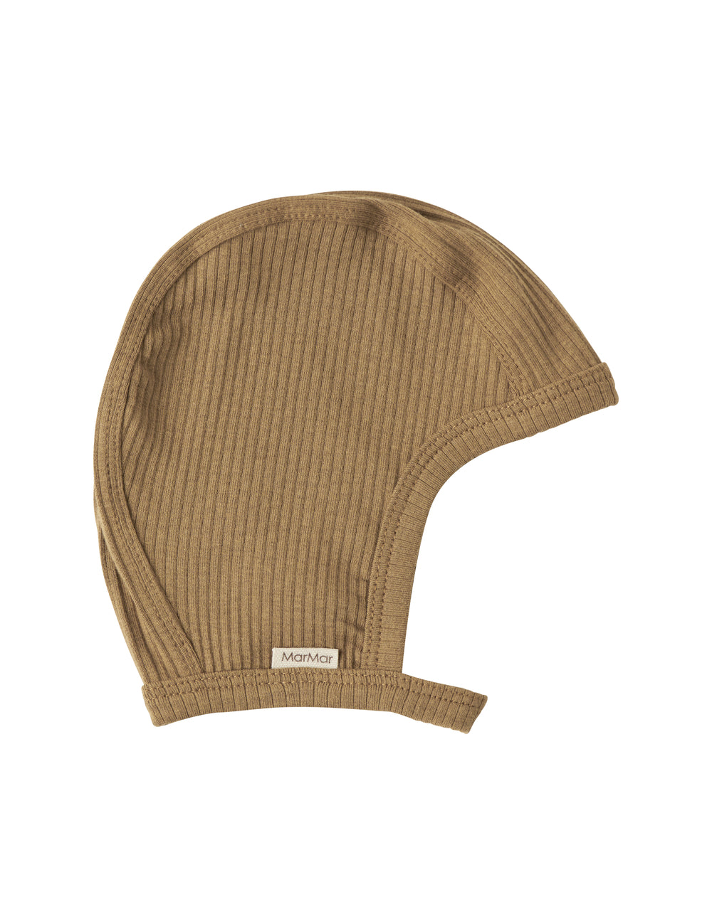 Ribstrikket brun farve til børn