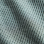 Grøn ribstrikket hue til børn