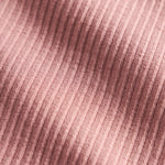 Lyserød ribstrikket hue til børn