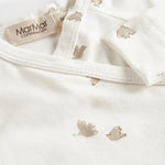 Baby heldragt med fuglmønster