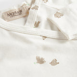 Baby heldragt med fuglmønster